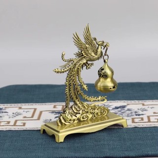 Lư Hương Xông Trầm, Đốt Nhang Trầm Bằng Hợp Kim Đồng (Dạng Giá Treo Cỡ Bé)