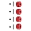 RC Xe Nâng Cấp Đầu Nối Lục Giác 12MM Bộ forTRAXXAS MINI RC Phụ Kiện Xe Hơi Màu Đỏ