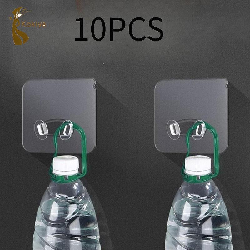 Sản Phẩm Hộp 10 Móc Treo Vợt Cầu Lông Tiết Kiệm Không Gian - Thích Hợp Trang Trí Phòng Khách, Phòng Tập Gym Và Garage