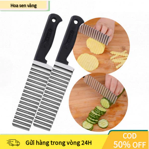 【24H】Dao Cắt Tỉa Đa Dụng - Chuyên Dùng Cho Rau Củ Quả - Tạo Kiểu Sóng Nghệ Thuật