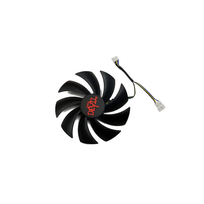 FD8015U12D Card Video Quạt Làm Mát RX6700XT RX6800XT Cho PowerColor RX 6800XT 6800 XT 6900XT ĐỎ DRAGON Quạt Card Đồ Họa