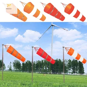 PPY Treo Ngoài Trời Hướng Gió Tất Gió Phản Quang Windsock Cho Sân Vườn Và Sân Nhà Trang Trí Nhựa Huỳnh Quang Thời Tiết