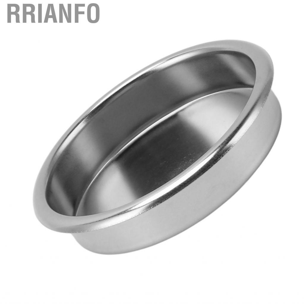 Rrianfo Rrianfo Thép không gỉ Backflush Bộ lọc mù 58mm Chèn các phụ kiện máy pha cà phê kim loại trống