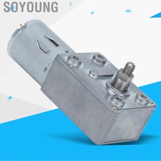 Soyoung Soyoung YWBL-WH DC12V Động cơ tự khóa Động cơ giảm tốc độ có thể đảo ngược với động cơ điện trục 8 mm? 370 Động cơ điện (6RPM)
