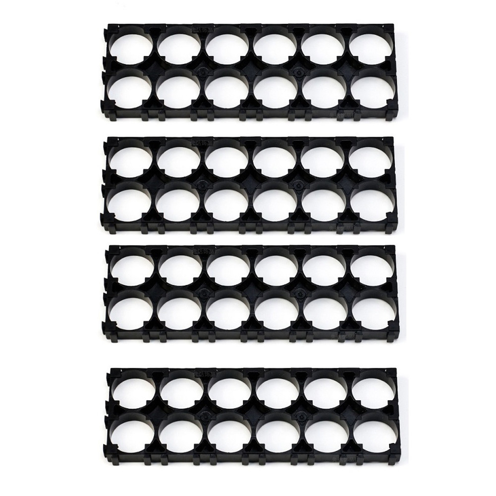 4 chiếc 21700 2x6 Giá đỡ pin Chân đế khung nhựa giữ pin Sản phẩm chất lượng cao