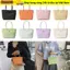 Túi Tote ESSENCEH, Túi Xách Màu Trơn Dung Tích Cao, Túi Đeo Vai Đơn Hàng Ngày Nylon Chống Thấm Nước Tối Giản Nữ Cô Gái