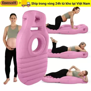 Giường bà bầu bơm hơi ESSENCEH​​, ​​Bao gồm máy bơm không khí​​ Có thể gập lại​​ ​​Gối bà bầu​​, ​​Thiết kế tiện dụng​​ ​​Độ săn chắc có thể điều chỉnh​​ ​​Gối mang thai bơm hơi​​