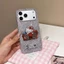 Thích hợp cho Apple 17PM Vỏ điện thoại DIY Luxury Full Diamond 16pm Vỏ bảo vệ Kim cương cao cấp 17pro Mèo con ba chiều