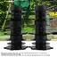SAIA 6 CÁI Mũ trùm đầu, Cuộn dây tông đơ hạng nặng màu đen, Nhựa cho FS 44, 55, 80, 83, 85, 90, 100, 100RX, 110, 120, 130, 200, 250, KM 55, 85, 90, 110, 130, FS-KM