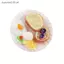 SRVN 6 Chiếc Mini Dim Sum Đĩa DIY Phong Cảnh Thu Nhỏ Trang Trí Sân Vườn Cổ Tích Phụ Kiện Đồ Trang Trí Nhà Búp Bê.