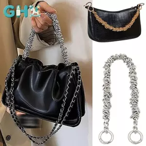 GHX Tinh Tế Không Đều Túi Xách Dây Xích Tay Cầm Kim Loại Cho Túi Đeo Vai Thay Thế Túi Phụ Kiện Túi Nữ 37CM Dây Đeo Túi Ngắn VN