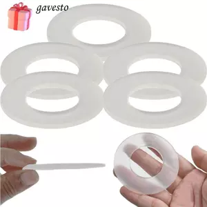 GAVESTO 1 / 5 Chiếc Vòng bịt kín nước, Phần bể vệ sinh 816,418.00.1 Vòng đệm van thoát nước, Màng cao su Silicon Vòng đệm chống nước đa năng cho Geberit