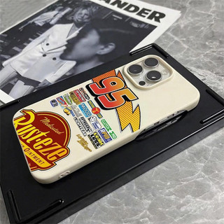 95 Lightning Racing Half Gói Thích Hợp Cho iPhone 13 Pro Max 16 Pro 17 ProMax XS 12 Pro 15 XR 17 Pro 11 Pro Max 14 Pro Vỏ Bảo Vệ Điện Thoại Silicon Mềm