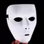 SRVN Halloween Cool PVC Kamen Rider Ghost Dance Mặt nạ Hip Hop Mặt nạ đèn ngủ trắng.
