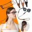 TOPTOOLCX Dây đeo mắt có thể điều chỉnh Dây đeo cổ thể thao Dây đeo kính râm chống mất