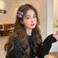 8 Chiếc Nổ Giữ Kẹp Tóc Kẻ Sọc, Hình Giọt Nước Retro Checkered Bb Barrettes Cho Nổ Đuôi Ngựa Tạo Kiểu Tóc Hàng Ngày