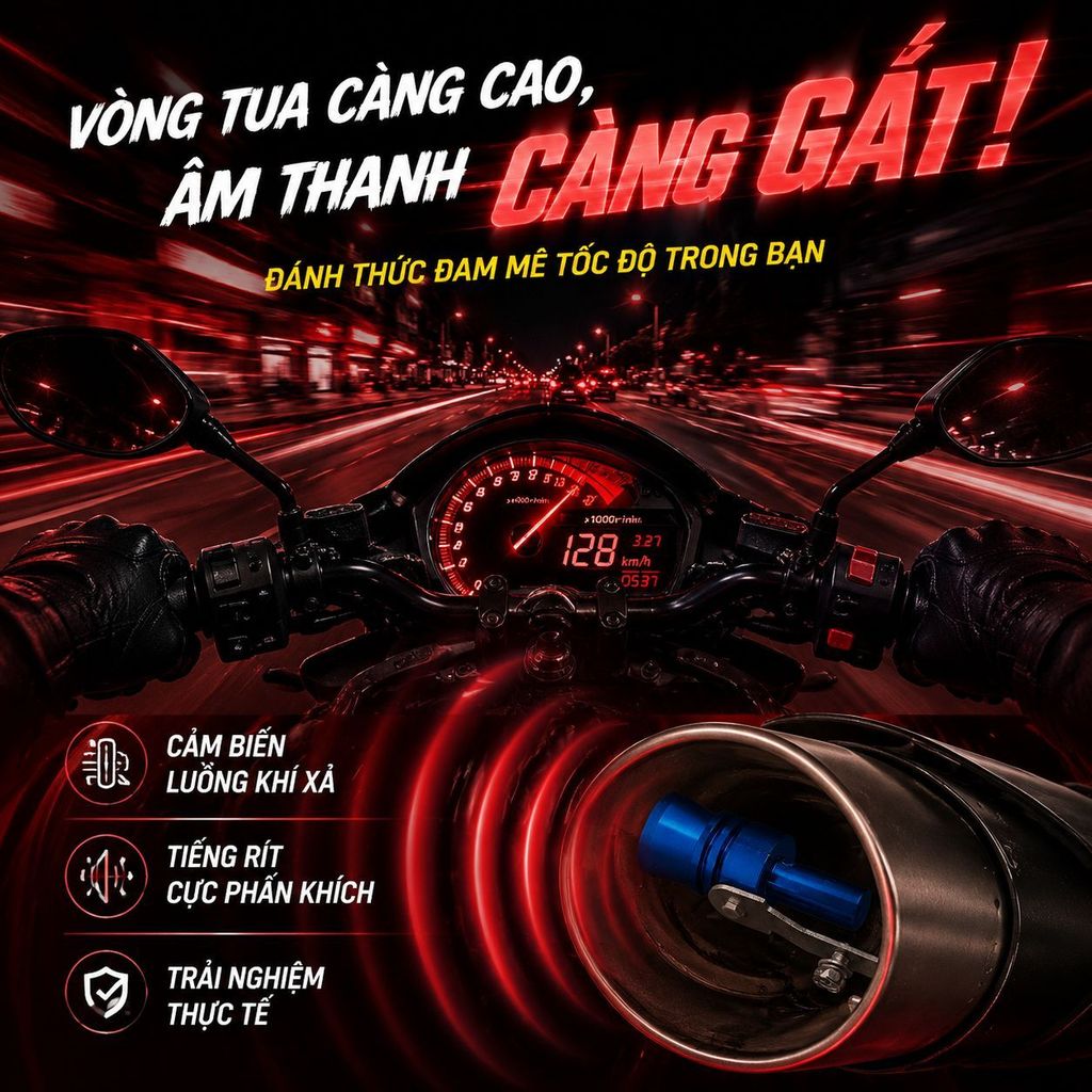 ⚡Ship Nhanh⚡Âm thanh turbo thật Còi xả ô tô | Mô phỏng tăng áp Bộ phát âm thanh xả | Thể thao mạnh mẽ Còi turbo xe máy