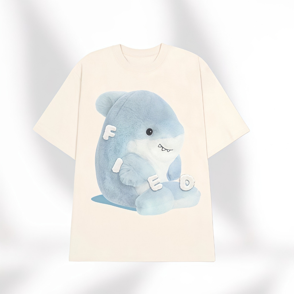 （Giao hàng 24h）Angela Áo Thun, Áo Phông Unisex Tay Lỡ  Mã TN BUNNY Chất Cotton Mềm Mịn Co Dãn Thoáng Mát Form Rộng