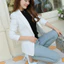 Thời Trang Nữ Dài Tay Chắc Chắn Áo Blazers Nữ Công Sở Nữ OL Work Top Phù Hợp Với Áo Khoác Ngoài
