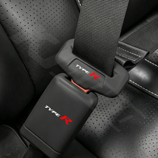 Honda Type R Dây An Toàn Ô Tô Khóa Bảo Vệ Bao Silicon Mềm Chống Va Chạm Vỏ Dây An Toàn Ô Tô Cắm Dành Cho Thành Phố Civic HRV BRV CRV WRV Brio Fit Vezel Jazz Accord RS Nội Thất
