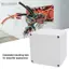 Belleshopp Hộp nối belleshopp 4,72 x 3,54in Dự án Vỏ nhựa ABS điện IP65 cho thiết bị điện tử ngoài trời