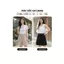 Quần đùi sooc nữ CARDINA chất liệu thô mềm dáng A phối cạp 6QSA18