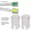 Belleshopp Belleshopp Giá đỡ đèn led trong suốt 5Mm Diode Nylon 100 Cái Vỏ bảo vệ đèn trong suốt phát sáng