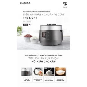 Nồi cơm điện tử áp suất kép Cuckoo CRP-ST0610FG 1.08L - Bảo hành chính hãng 12 tháng