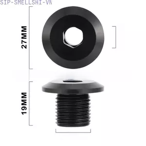 Đai ốc trục trước CNC Gia công màu đen Hoàn thiện bền bỉ Xây dựng chính xác Phù hợp