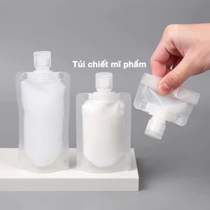 COMBO 5 Túi Chiết Mĩ Phẩm 30ml 50ml 100ml Lọ Chiết Dầu Gội Sữa Tắm Dầu Xả Du Lịch Dã Ngoại