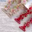 Bluelover 1 Cặp Hoa Ngọt Ngào Ren Nữ Áo Ngực Dây Móc Chống Trơn Trượt Co Giãn Có Thể Điều Chỉnh Dây Đeo Vai Cho Tiệc Cưới Đầm Mới