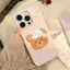 Gấu nâu Wave Point Ứng dụng iPhone17p16 trường hợp điện thoại 1514 mềm trường hợp 1312 11x