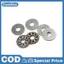 2 bộ AXK0619 Vòng bi lăn kim lực đẩy có hai vòng đệm 6mm x 19mm x 2mm