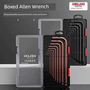 Delixi Allen Cờ Lê Bộ Tua Vít Torx Lục Giác Lục Giác Lục Giác Thìa Lục Giác Bên Trong Ngôi Sao 6 Cánh Phiên Bản Mở Rộng