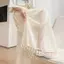 Quần ống rộng lưới có viền nữ mùa hè Phong cách mới co giãn eo cao mỏng hơn trông rộng hơn Váy thường ngày