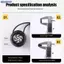 Bluelover 1 Cặp Dây Giày Tự Động Không Có Dây Buộc Trắng Xoay Bule Ren Thi Dây Giày Sneaker Dây Giày Phụ Kiện Giày Mới