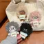 # HB # Móc khóa búp bê sang trọng Fluffy Đầu nổ dễ thương Mặt dây chuyền nhồi bông hoạt hình cho trẻ em Phụ kiện Bapa Người bạn thân nhất có mặt.
