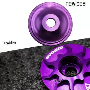 Mũ tai nghe xe đạp NEWIDEA, Vỏ thân xe đạp đường trường MTB bằng hợp kim nhôm 28,6mm, CNC siêu nhẹ có vít Phụ kiện đi xe đạp nhiều màu