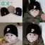 GHX Thu Đông Bé Hatfortable Màu Trơn Mũ Chữ Dễ Thương Mũ Cotton Sơ Sinh 6 Tháng Đến 4 Tuổi Trẻ Sơ Sinh Bonnet VN