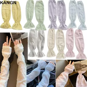KANGN Tay Nữ Nữ Găng Tay Lái Xe Đạp Găng Tay Bảo Vệ Tay Mùa Hè Thoáng Khí Cánh Tay Bảo Vệ