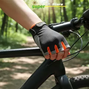 AN.MART Găng tay đi xe đạp nửa ngón thoáng khí Chống trượt Shoprooffortable cho hoạt động xe đạp thể thao VN