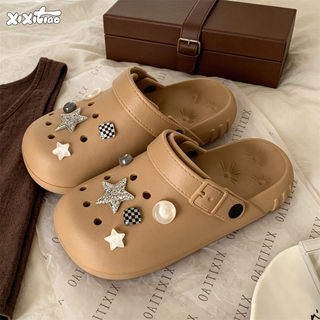 XIXITIAO Dép Sandal Ngôi Sao Cha Mẹ-Con Thoải Mái Rỗng Nữ Sinh Mùa Hè