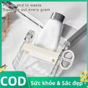 Trong Kho Kem Đánh Răng Dispenser Ép Chủ Phòng Tắm Tổ Chức Không Có Chất Thải Công Cụ Sáng Tạo Cá Tuyết