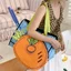 Túi đựng cà rốt chéo Công suất lớn Tote Nữ Thể thao Cầu lông Tennis Túi đeo vai di động dễ thương