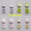 8 Cái Bộ khuôn tem đất sét Polymer mặt hoạt hình khác nhau Mini chống gỉ để làm mặt dây chuyền trang sức thủ công [VN]