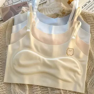 Quần lót bé gái Thời kỳ phát triển Ice Silk Liền mạch
