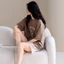 Quần Short Nữ Tay Ngắn Bộ Pyjama Có Miếng Lót Ngực Cho Phong Cách Cao Cấp Thoải Mái Trong Nhà Hàng Ngày Nhà Thường Ngày Mùa Hè Giải Trí Dịp