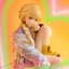 PS1 Gakuen IDOLM @ STER Fujita Kotone Nhân Vật Hành Động Anime Cô Gái Ngồi Tư Thế Để Bàn Tượng Sưu Tập SP1
