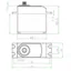 🔥servo rc Digital phụ kiện xe rc GXservo Gongxun Bánh lái kỹ thuật số Bánh răng kim loại Mô-men xoắn cao 25 / 30 / 35 / 40kg1: 8 / 1: 10 / 1: 12RC