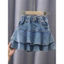 Bé Gái Mùa Hè Mỏng Váy Denim Xuân Thu 2026 Phong Cách Mới Trẻ Em Phong Cách Phương Tây Váy Bánh Lớn Trẻ Em Váy Ngắn